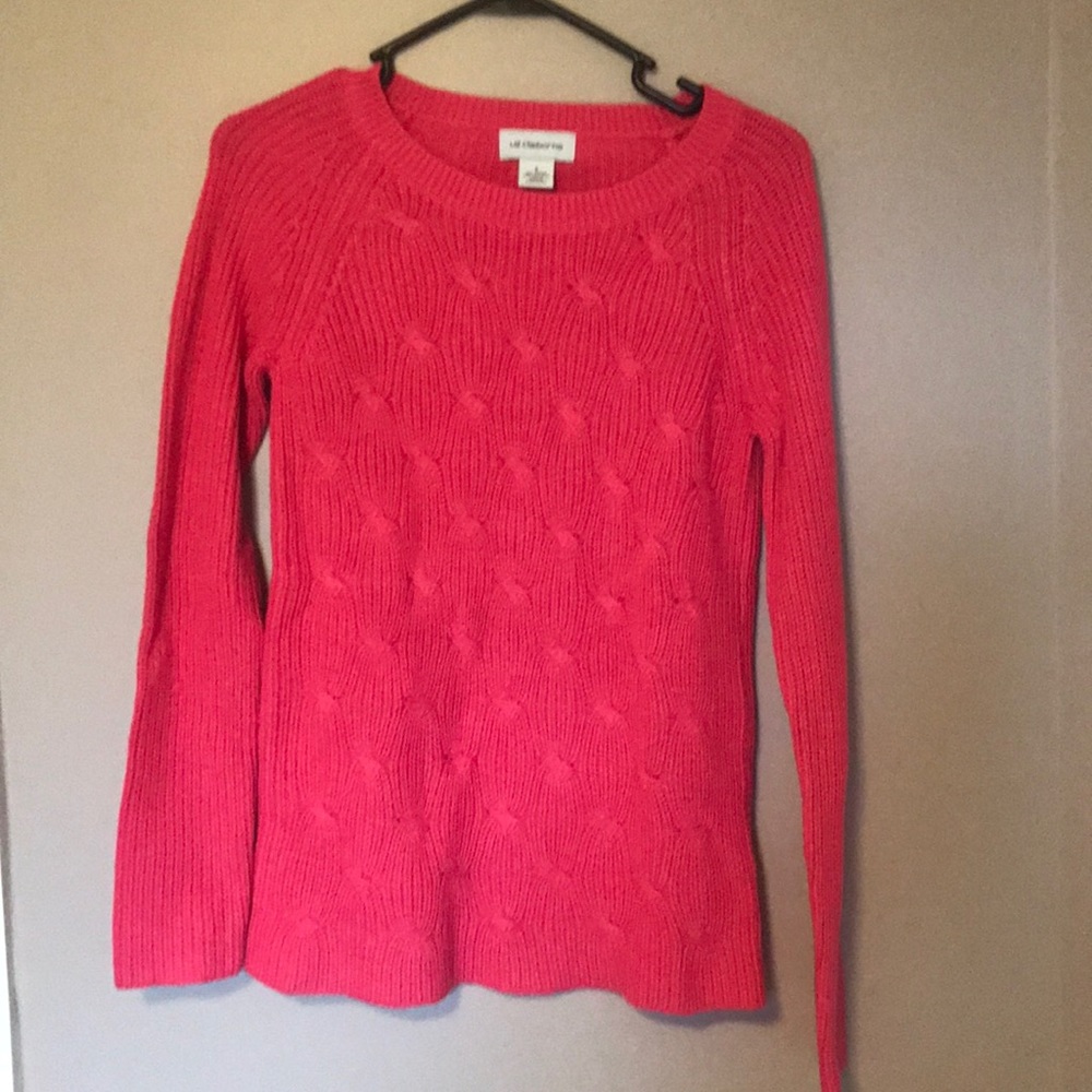 Pink sweater